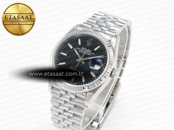 DateJust 36 SS 116234 VSF 1:1 Best Edition 904L Steel Black Stick Dial on Jubilee Bracelet VS3135