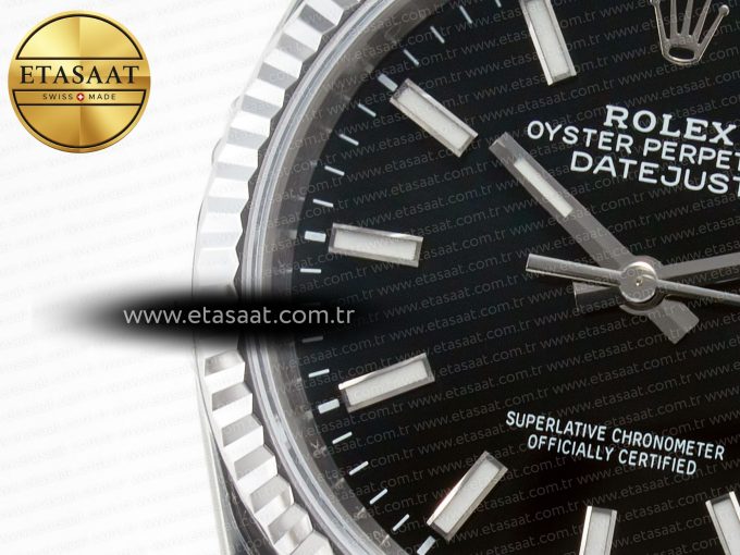 DateJust 36 SS 116234 VSF 1:1 Best Edition 904L Steel Black Stick Dial on Jubilee Bracelet VS3135 - Görsel 10