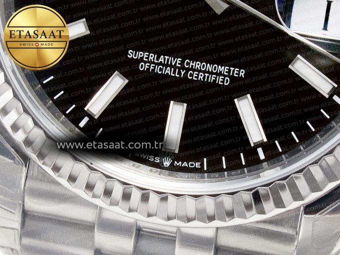 DateJust 36 SS 116234 VSF 1:1 Best Edition 904L Steel Black Stick Dial on Jubilee Bracelet VS3135 - Görsel 13