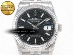 DateJust 36 SS 116234 VSF 1:1 Best Edition 904L Steel Black Stick Dial on Jubilee Bracelet VS3135 - Görsel 4