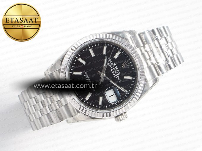 DateJust 36 SS 116234 VSF 1:1 Best Edition 904L Steel Black Stick Dial on Jubilee Bracelet VS3135 - Görsel 8