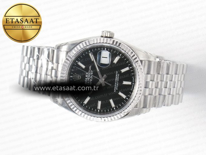 DateJust 36 SS 116234 VSF 1:1 Best Edition 904L Steel Black Stick Dial on Jubilee Bracelet VS3135 - Görsel 9