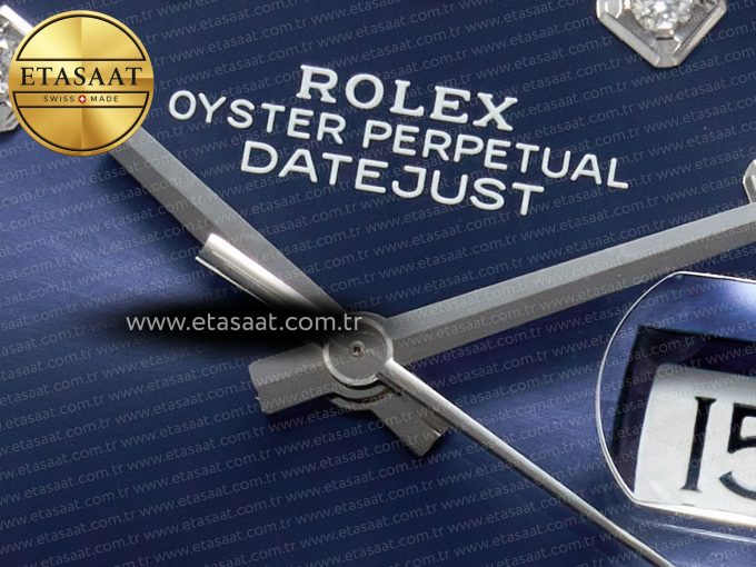 DateJust 36 SS 116234 VSF 1:1 Best Edition 904L Steel Blue Diamonds Dial on Jubilee Bracelet VS3135 - Görsel 11