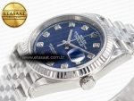 DateJust 36 SS 116234 VSF 1:1 Best Edition 904L Steel Blue Diamonds Dial on Jubilee Bracelet VS3135 - Görsel 6