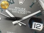 DateJust 36 SS 116234 VSF 1:1 Best Edition 904L Steel Gray Green Roman Dial on oyster Bracelet VS3235 - Görsel 11
