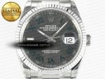 DateJust 36 SS 116234 VSF 1:1 Best Edition 904L Steel Gray Green Roman Dial on oyster Bracelet VS3235 - Görsel 4