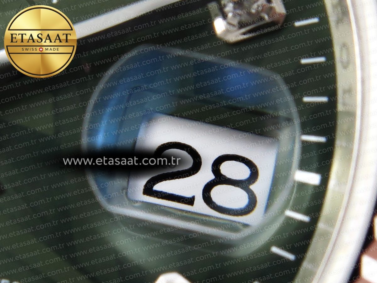 DATEJUST 36 SS 126234 VSF 1:1 BEST EDITION 904L STEEL GREEN LEAF DIAMONDS DIAL ON JUBILEE BRACELET VS3235 - Görsel 14