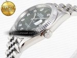DATEJUST 36 SS 126234 VSF 1:1 BEST EDITION 904L STEEL GREEN LEAF DIAMONDS DIAL ON JUBILEE BRACELET VS3235 - Görsel 7