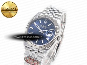 DateJust 36MM 126234 SS Clean 1:1 Best Edition Blue Fluted Dial on SS Jubilee Bracelet VR3235