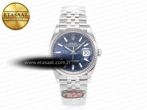 DateJust 36MM 126234 SS Clean 1:1 Best Edition Blue Fluted Dial on SS Jubilee Bracelet VR3235 - Görsel 3
