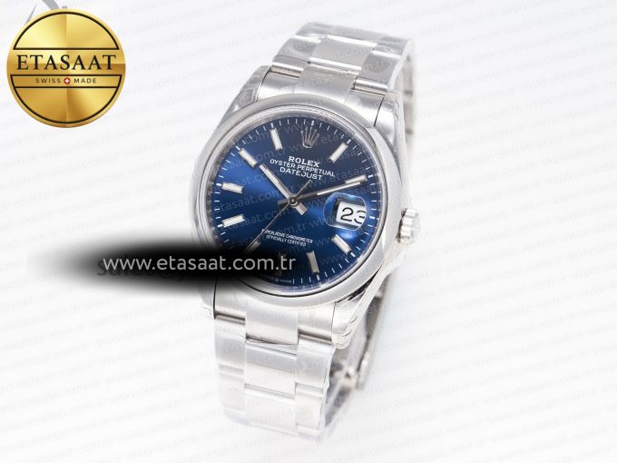 DateJust 41 126330 904L SS VSF 1:1 Best Edition Blue Dial on Bracelet VS3235 - Görsel 1