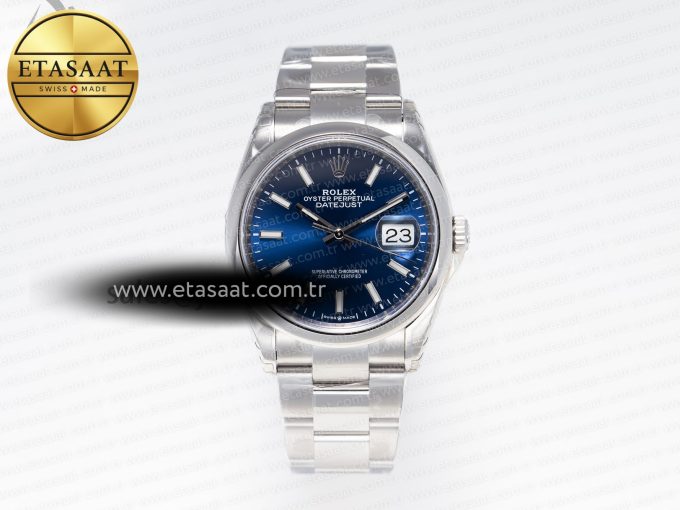 DateJust 41 126330 904L SS VSF 1:1 Best Edition Blue Dial on Bracelet VS3235 - Görsel 3