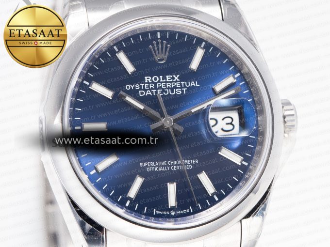 DateJust 41 126330 904L SS VSF 1:1 Best Edition Blue Dial on Bracelet VS3235 - Görsel 5