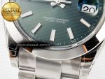 DateJust 41 126330 904L SS VSF 1:1 Best Edition Green Dial on Oyster Bracelet VS3235 - Görsel 13