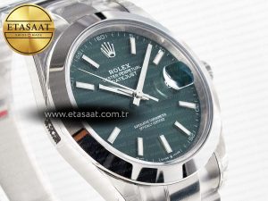DateJust 41 126330 904L SS VSF 1:1 Best Edition Green Dial on Oyster Bracelet VS3235 - Görsel 5