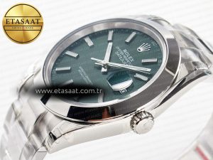 DateJust 41 126330 904L SS VSF 1:1 Best Edition Green Dial on Oyster Bracelet VS3235 - Görsel 6