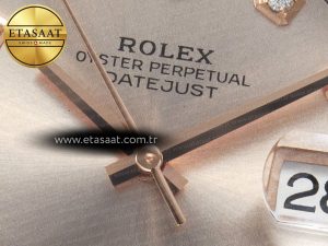 DateJust 41 126331 904L SS/RG Clean 1:1 Best Edition Steel Silver Diamond Stick Dial on Jubilee Bracelet VR3235 - Görsel 10