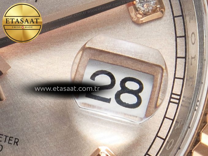 DateJust 41 126331 904L SS/RG Clean 1:1 Best Edition Steel Silver Diamond Stick Dial on Jubilee Bracelet VR3235 - Görsel 12