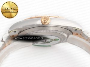 DateJust 41 126331 904L SS/RG Clean 1:1 Best Edition Steel Silver Diamond Stick Dial on Jubilee Bracelet VR3235 - Görsel 15
