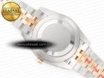 DateJust 41 126331 904L SS/RG Clean 1:1 Best Edition Steel Silver Diamond Stick Dial on Jubilee Bracelet VR3235 - Görsel 17