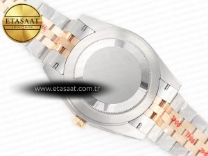 DateJust 41 126331 904L SS/RG Clean 1:1 Best Edition Steel Silver Diamond Stick Dial on Jubilee Bracelet VR3235 - Görsel 17