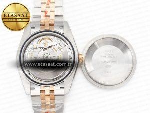 DateJust 41 126331 904L SS/RG Clean 1:1 Best Edition Steel Silver Diamond Stick Dial on Jubilee Bracelet VR3235 - Görsel 18