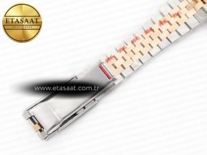 DateJust 41 126331 904L SS/RG Clean 1:1 Best Edition Steel Silver Diamond Stick Dial on Jubilee Bracelet VR3235 - Görsel 28