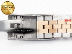 DateJust 41 126331 904L SS/RG Clean 1:1 Best Edition Steel Silver Diamond Stick Dial on Jubilee Bracelet VR3235 - Görsel 32