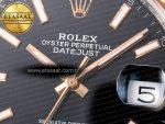 DateJust 41 126331 ARF 1:1 Best Edition 904L Steel Black Dial on SS/RG Jubilee Bracelet SH3235（Gain Weight） - Görsel 11