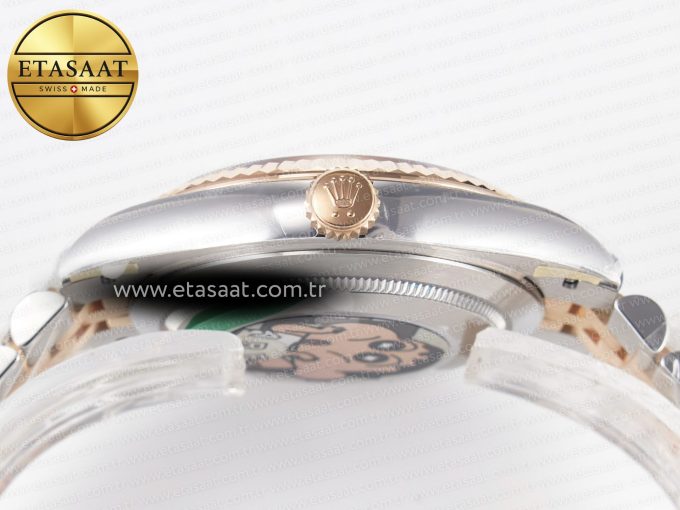 DateJust 41 126331 ARF 1:1 Best Edition 904L Steel Black Dial on SS/RG Jubilee Bracelet SH3235（Gain Weight） - Görsel 16