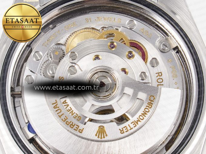 DateJust 41 126331 ARF 1:1 Best Edition 904L Steel Black Dial on SS/RG Jubilee Bracelet SH3235（Gain Weight） - Görsel 22