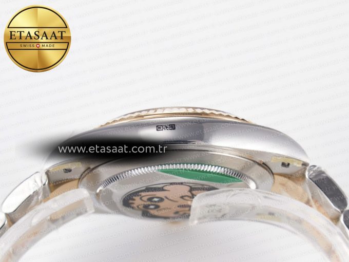 DateJust 41 126331 ARF 1:1 Best Edition 904L Steel Black Dial on SS/RG Oyster Bracelet SH3235（Gain Weight） - Görsel 15