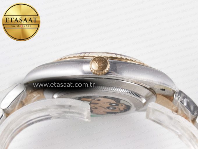 DateJust 41 126331 ARF 1:1 Best Edition 904L Steel Black Dial on SS/RG Oyster Bracelet SH3235（Gain Weight） - Görsel 16