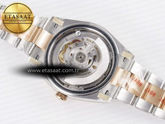 DateJust 41 126331 ARF 1:1 Best Edition 904L Steel Black Dial on SS/RG Oyster Bracelet SH3235（Gain Weight） - Görsel 20