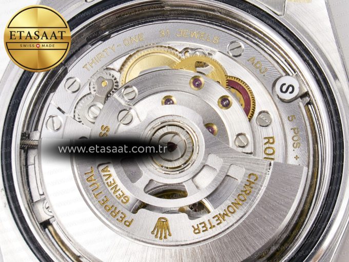 DateJust 41 126331 ARF 1:1 Best Edition 904L Steel Black Dial on SS/RG Oyster Bracelet SH3235（Gain Weight） - Görsel 22