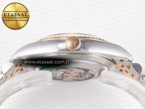 DateJust 41 126331 ARF 1:1 Best Edition 904L Steel Brown Dial on SS/RG Jubilee Bracelet SH3235（Gain Weight） - Görsel 15