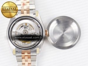 DateJust 41 126331 ARF 1:1 Best Edition 904L Steel Brown Dial on SS/RG Jubilee Bracelet SH3235（Gain Weight） - Görsel 18