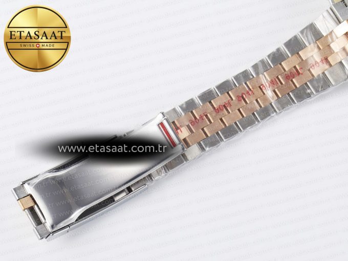 DateJust 41 126331 ARF 1:1 Best Edition 904L Steel Brown Dial on SS/RG Jubilee Bracelet SH3235（Gain Weight） - Görsel 28