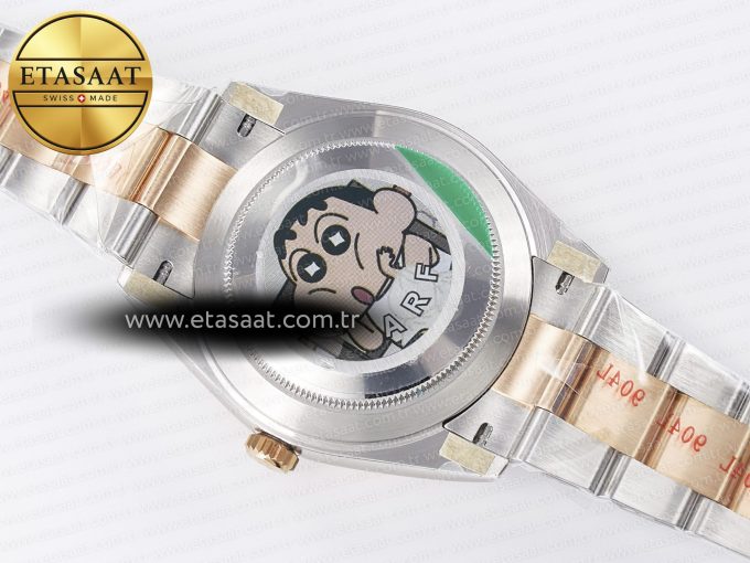 DateJust 41 126331 ARF 1:1 Best Edition 904L Steel Brown Dial on SS/RG Oyster Bracelet SH3235（Gain Weight） - Görsel 17