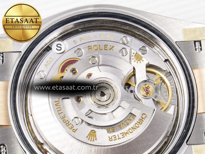 DateJust 41 126331 ARF 1:1 Best Edition 904L Steel Brown Dial on SS/RG Oyster Bracelet SH3235（Gain Weight） - Görsel 22