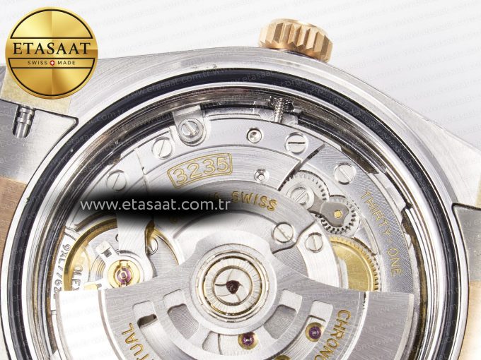 DateJust 41 126331 ARF 1:1 Best Edition 904L Steel Brown Dial on SS/RG Oyster Bracelet SH3235（Gain Weight） - Görsel 23