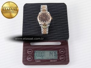 DateJust 41 126331 ARF 1:1 Best Edition 904L Steel Brown Diamonds Dial on SS/RG Jubilee Bracelet SH3235（Gain Weight） - Görsel 35