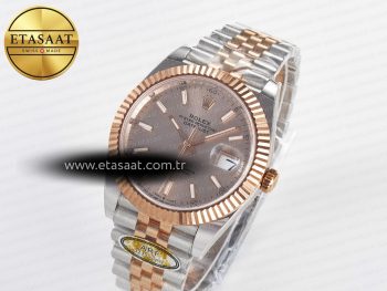 DateJust 41 126331 ARF 1:1 Best Edition 904L Steel RG Dial on SS/RG Jubilee Bracelet SH3235（Gain Weight）