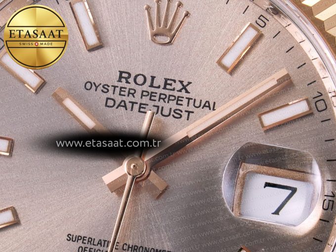 DateJust 41 126331 ARF 1:1 Best Edition 904L Steel RG Dial on SS/RG Jubilee Bracelet SH3235（Gain Weight） - Görsel 10