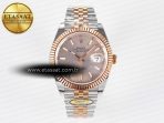 DateJust 41 126331 ARF 1:1 Best Edition 904L Steel RG Dial on SS/RG Jubilee Bracelet SH3235（Gain Weight） - Görsel 3