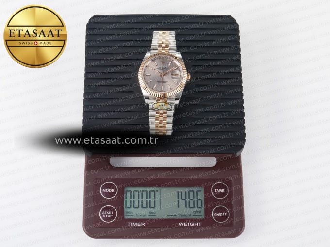 DateJust 41 126331 ARF 1:1 Best Edition 904L Steel RG Dial on SS/RG Jubilee Bracelet SH3235（Gain Weight） - Görsel 35