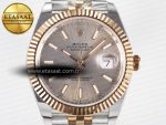 DateJust 41 126331 ARF 1:1 Best Edition 904L Steel RG Dial on SS/RG Jubilee Bracelet SH3235（Gain Weight） - Görsel 4