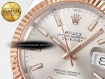 DateJust 41 126331 ARF 1:1 Best Edition 904L Steel Silver Dial on SS/RG Jubilee Bracelet SH3235（Gain Weight） - Görsel 10