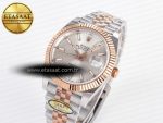 DateJust 41 126331 ARF 1:1 Best Edition 904L Steel Silver Dial on SS/RG Jubilee Bracelet SH3235（Gain Weight） - Görsel 2