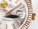 DateJust 41 126331 ARF 1:1 Best Edition 904L Steel Silver Dial on SS/RG Oyster Bracelet SH3235（Gain Weight） - Görsel 12